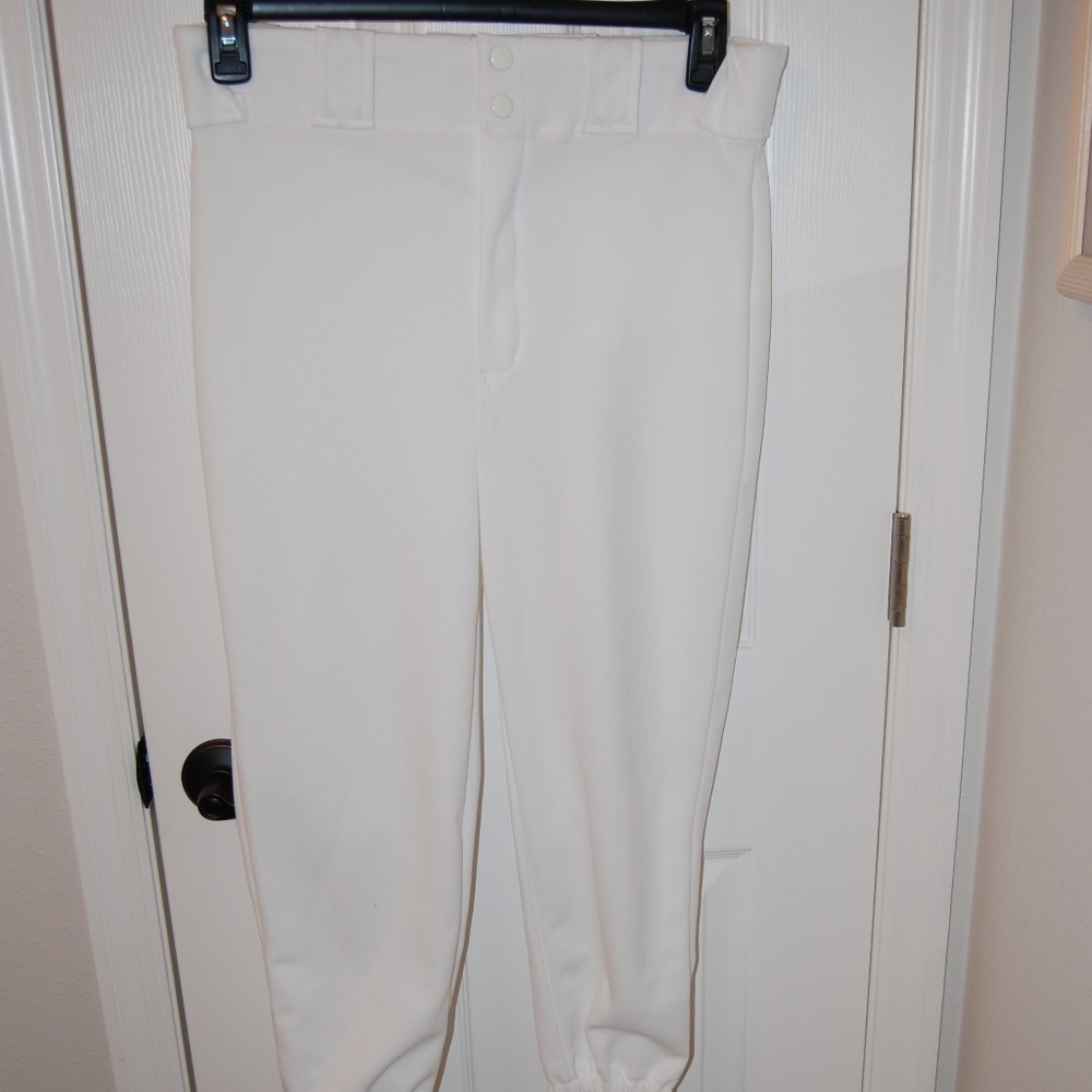 🌷Women's Bike White Baseball Pants Size Medium